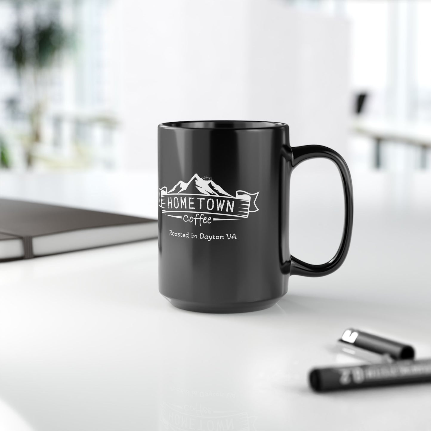 Black Mug, 15oz